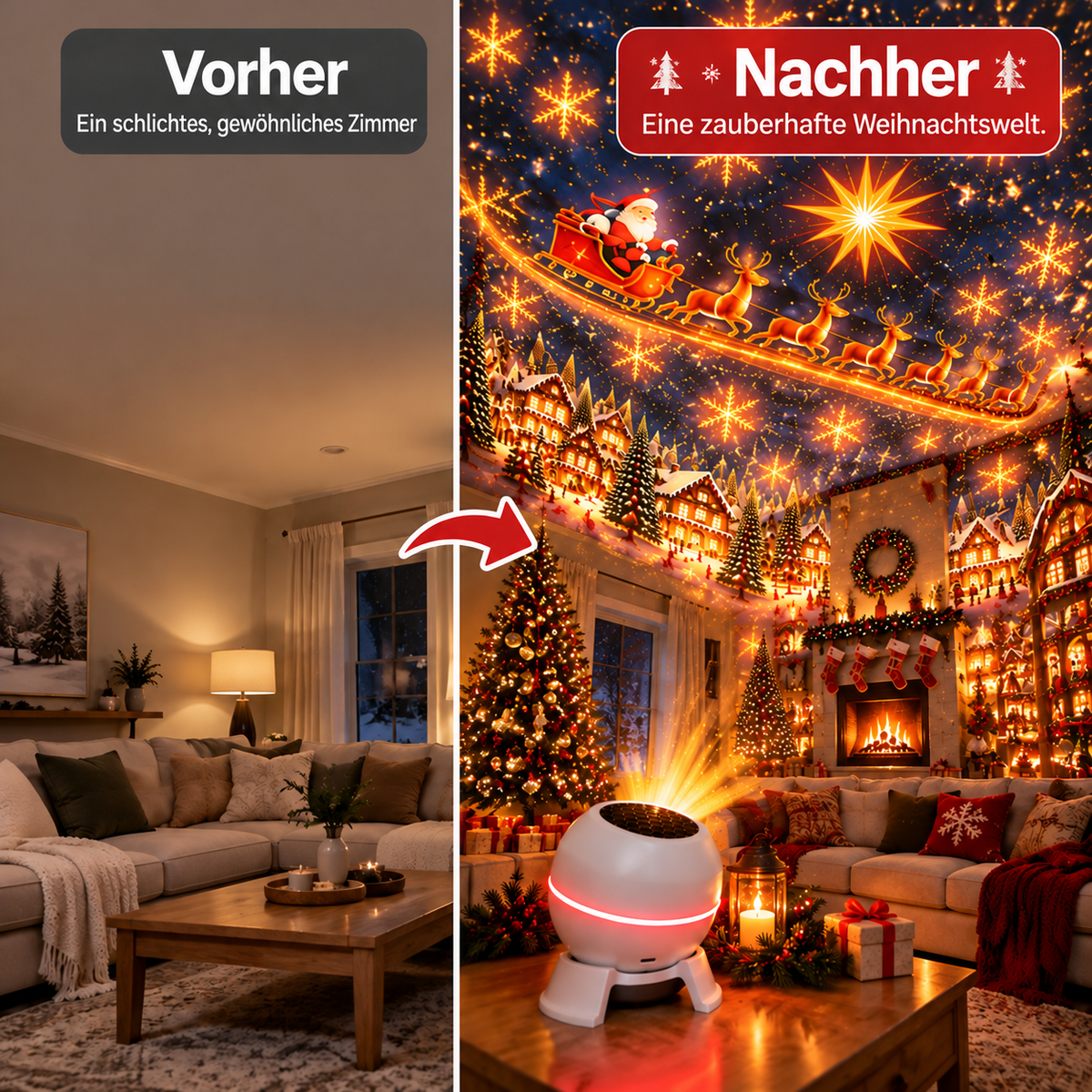 Offizieller Shop | 🎁🎁🎁 SCNDR® intelligenter holografischer Projektor (HD Smart Dynamic 5D)